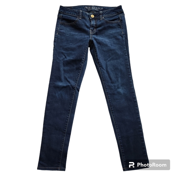 American Eagle sz 4 Short Jegging Skinny Jeans - Picture 1 of 7